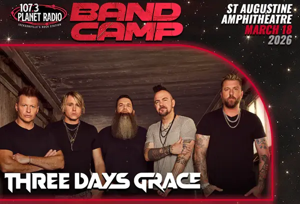 Win Tickets To Band Camp See Three Days Grace, Sleep Theory & The Funeral Portrait At The Amp Sweepstakes
