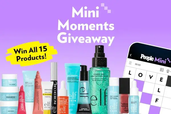 Win e.l.f. x PEOPLE app Mini Moments Giveaway