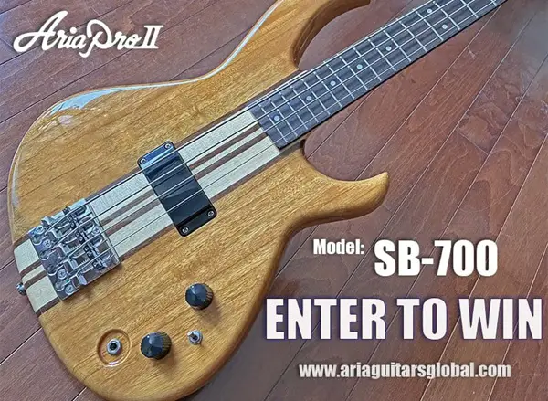 Win A Free Aria Pro II SB-700 Guitar Giveaway