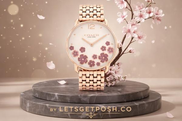 Win COACH Elliot Watch, Rose Gold Tea Rose Edition Giveaway