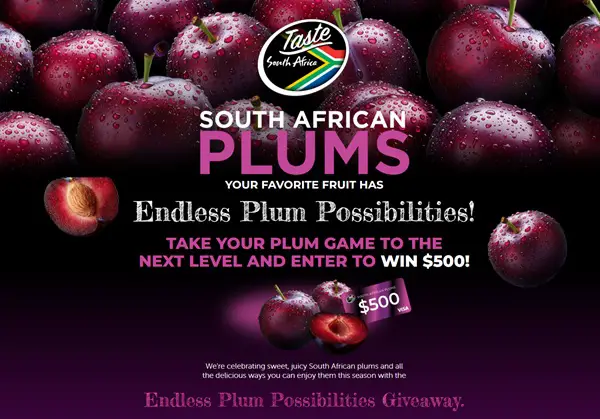 Win Endless Plum Possibilities with Hortgro Sweepstakes