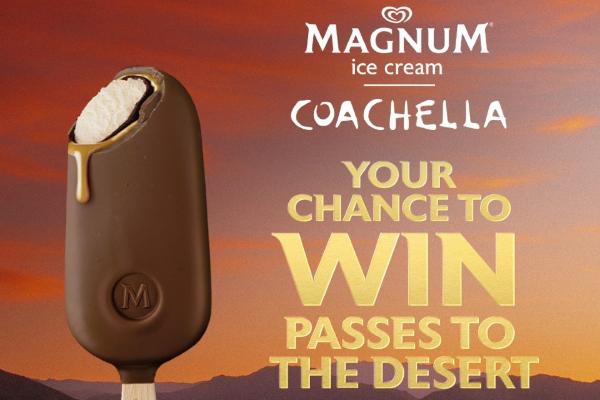 Win Magnum Ice Cream: Coachella Giveaway