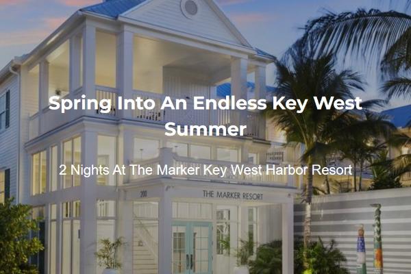 Win Spring In To An Endless Key West Summer Sweepstakes