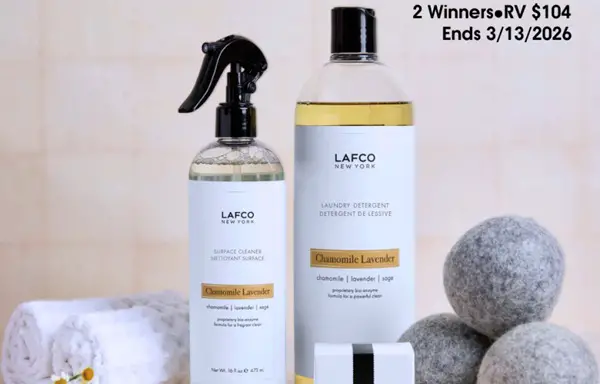 Win Refresh Your Routine + LAFCO Home Care Collection Giveaway