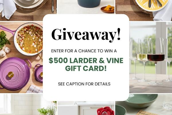 Win Larder & Vine: Feeling Lucky Giveaway