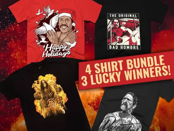 Win Trejo's T-shirt Bundle Giveaway