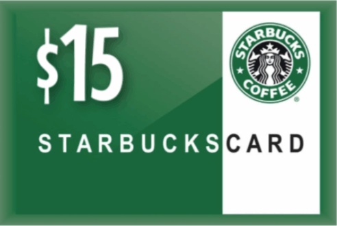 Win A $15 Starbucks Gift Card or PayPal Cash Giveaway