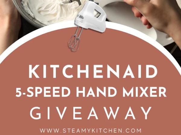 Win The KitchenAid 5-Speed Hand Mixer Giveaway