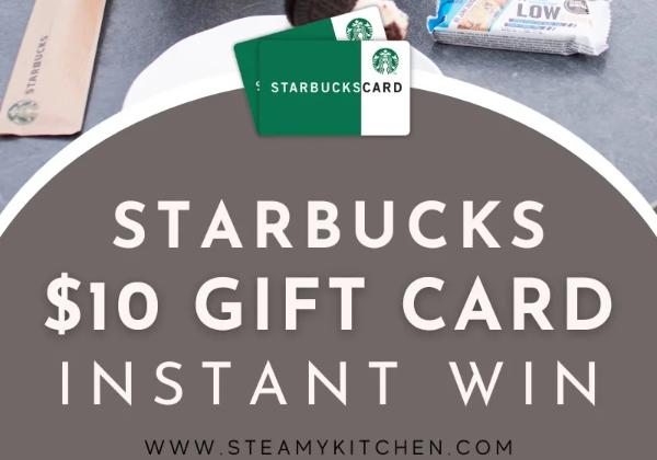 Win A $10 Starbucks Surprise Instantly