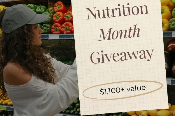 Win FIFTY410: National Nutrition Month Giveaway