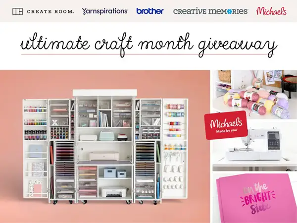Win The Ultimate Craft Month Giveaway