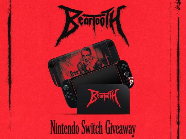 Win The Beartooth Custom Nintendo Switch Giveaway