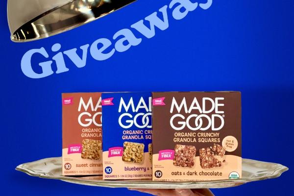 Win MadeGood: Organic Crunchy Granola Squares Giveaway