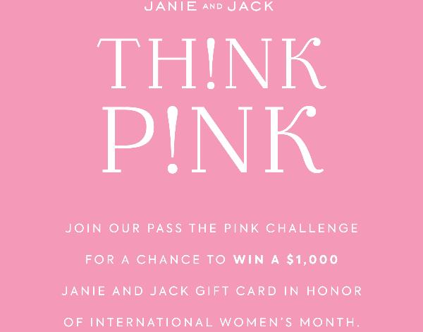 Win Janie And Jack : Pass The Pink Sweepstakes