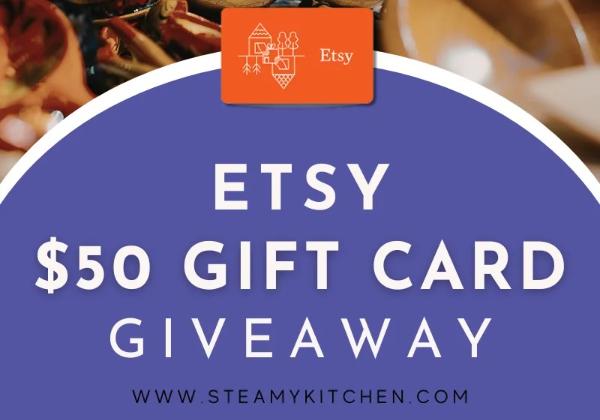 Win A $50 Etsy Gift Card Giveaway