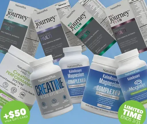 Win NaturesPlus: Next Level Nutrition Giveaway