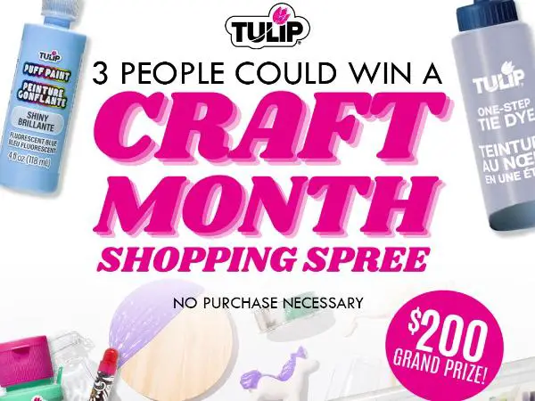 Win Tulip: Craft Month Giveaway