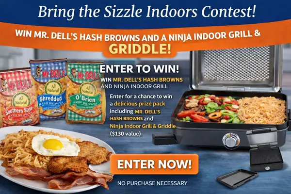 Win An Indoor Grill & Hash Browns Contest