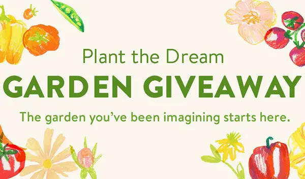 Win Plant The Dream Garden Giveaway