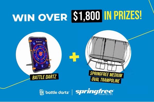 Win battle dartz x Springfree Trampoline US Giveaway