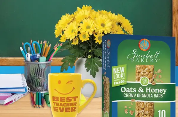 Win The Sunbelt Bakery® and AdoptAClassroom.org® Spring Classroom Giveaway