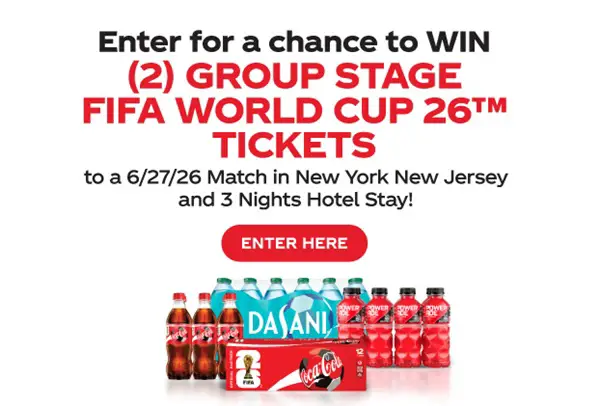 Win The Coca-Cola FIFA World Cup 2026TM Sweepstakes at Wegmans!