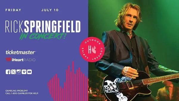 Win Rick Springfield Tickets for Hollywood Casino Penn Heroes Stage Sweepstakes