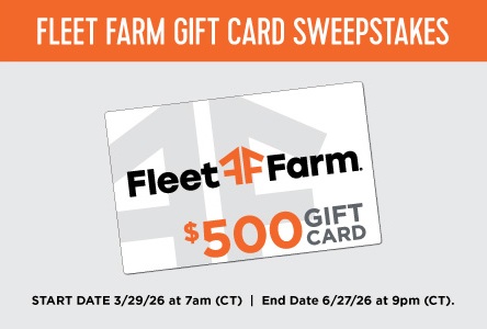 Win A $500 Fleet Farm Gift Card Sweepstakes