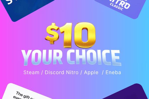 Win Choose Your Gift Card Giveaway