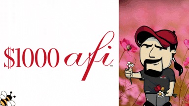 Win AFI's April $1,000 Giveaway