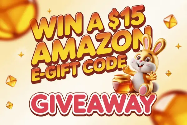 Win A $15 Amazon eGift Code Honey Bunny Giveaway