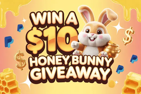 Win A $10 PayPal Cash Honey Bunny Giveaway