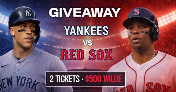 Win 2 Red Sox Tickets Giveaway