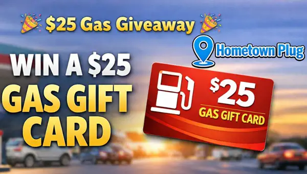 Win A $25 Gas Gift Card Giveaway