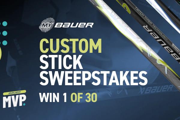 Win The BAUER MVP Custom Stick Sweepstakes
