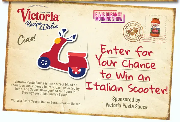 Win Elvis Duran and the Morning Show's Zip Around Town Sweepstakes