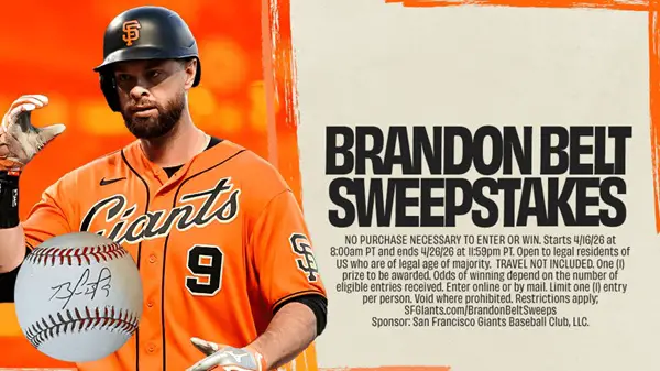 Win The Brandon Belt Sweepstakes