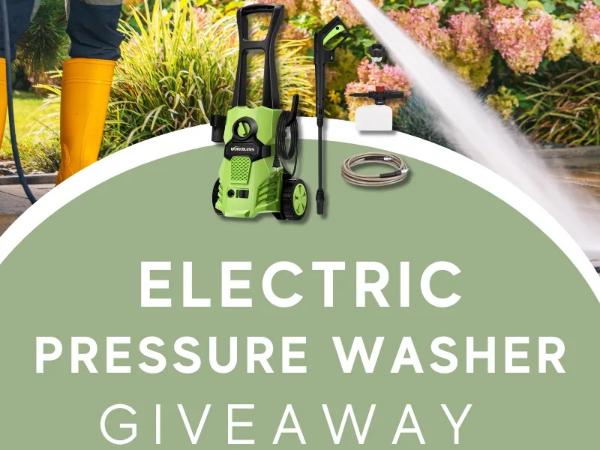 Win Electric Pressure Washer Giveaway