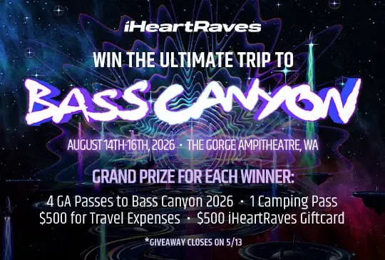 Win iHeartRaves: Bass Canyon Sweepstakes