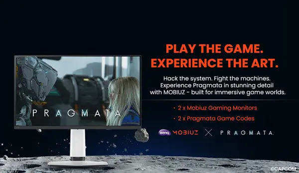 Win The BenQ MOBIUZ x Pragmata Sweepstakes