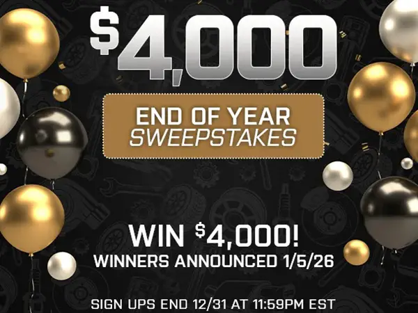Win 2025 $4,000 End of Year Sweepstakes