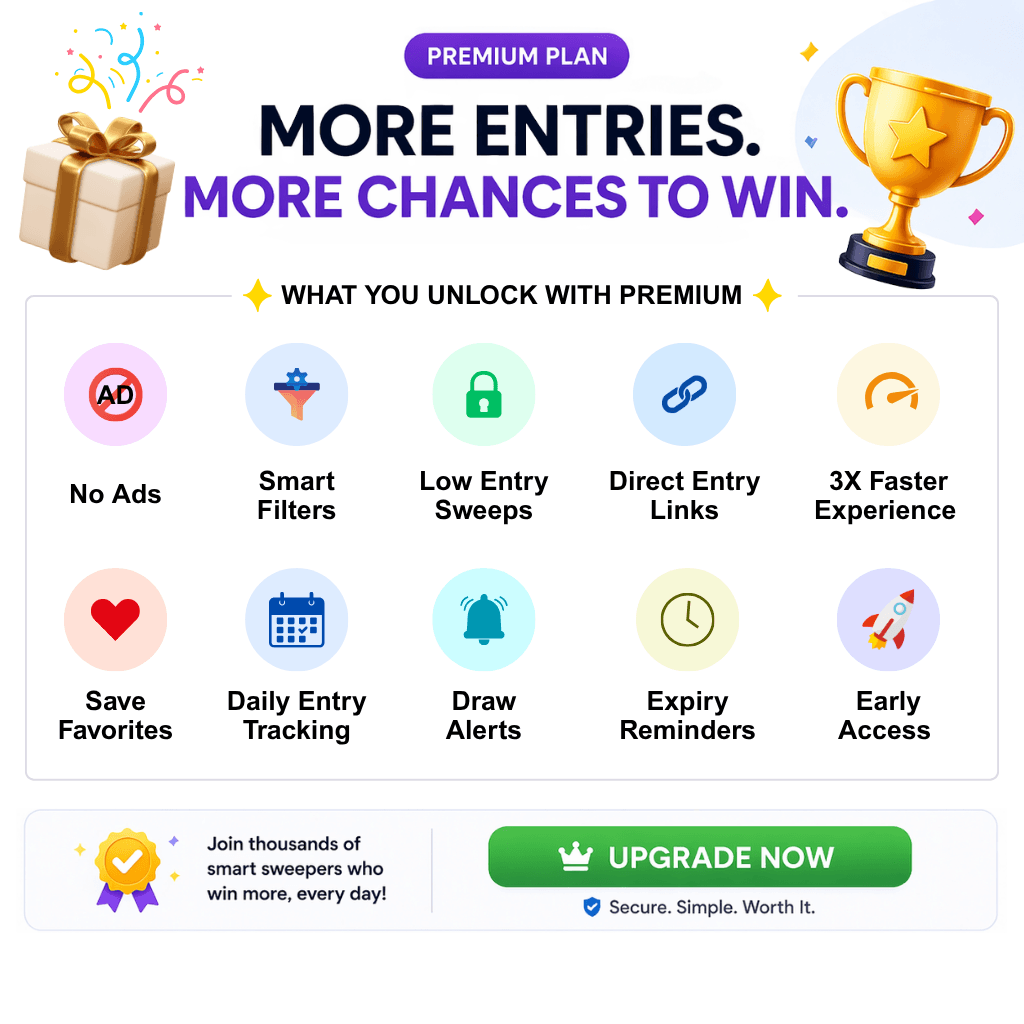 Subscribe to SweepstakesBible Premium Plan