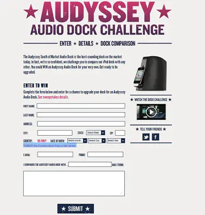 Audyssey Audio Dock Challenge
