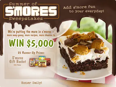 BettyCrocker.com Summer of S’mores Sweepstakes