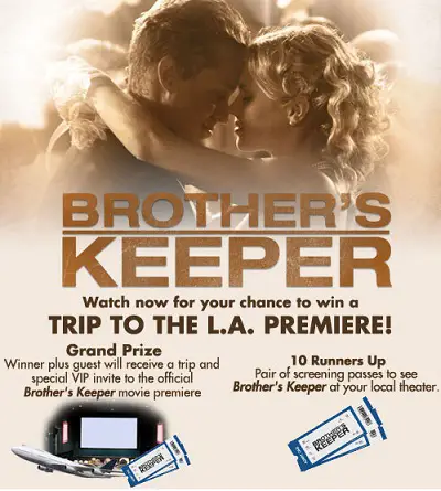 Brother's Keeper Premiere Sweepstakes