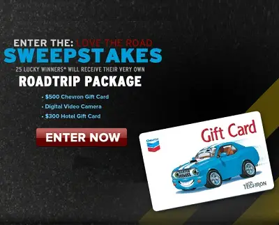 CBS Love The Road Sweepstakes