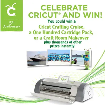 Celebrate Cricut 5th Anniversary and Win on cricut5th.com