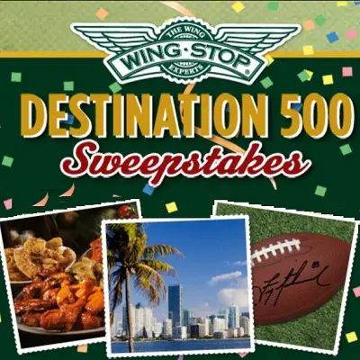 Coca Cola & Wing Stop: Destination 500 Sweepstakes