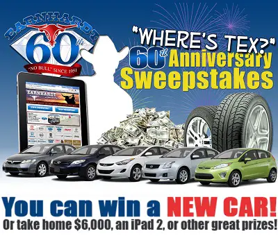 Earnhardt 60th Anniversary Sweepstakes