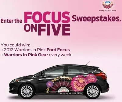 Focus on Five Sweepstakes
